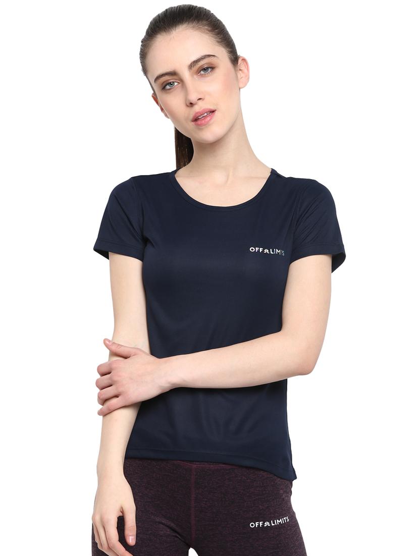 women's placement print round neck t-shirt - 16915237 -  Zoom Image - 0