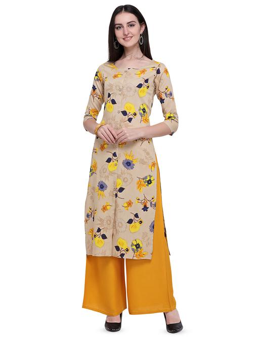 floral straight kurta - 16915413 -  Standard Image - 0