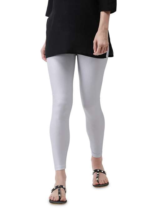 white polyester leggings - 16916680 - Standard Image - 0