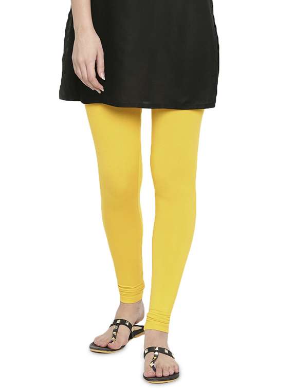 yellow viscose leggings - 16916719 - Zoom Image - 0