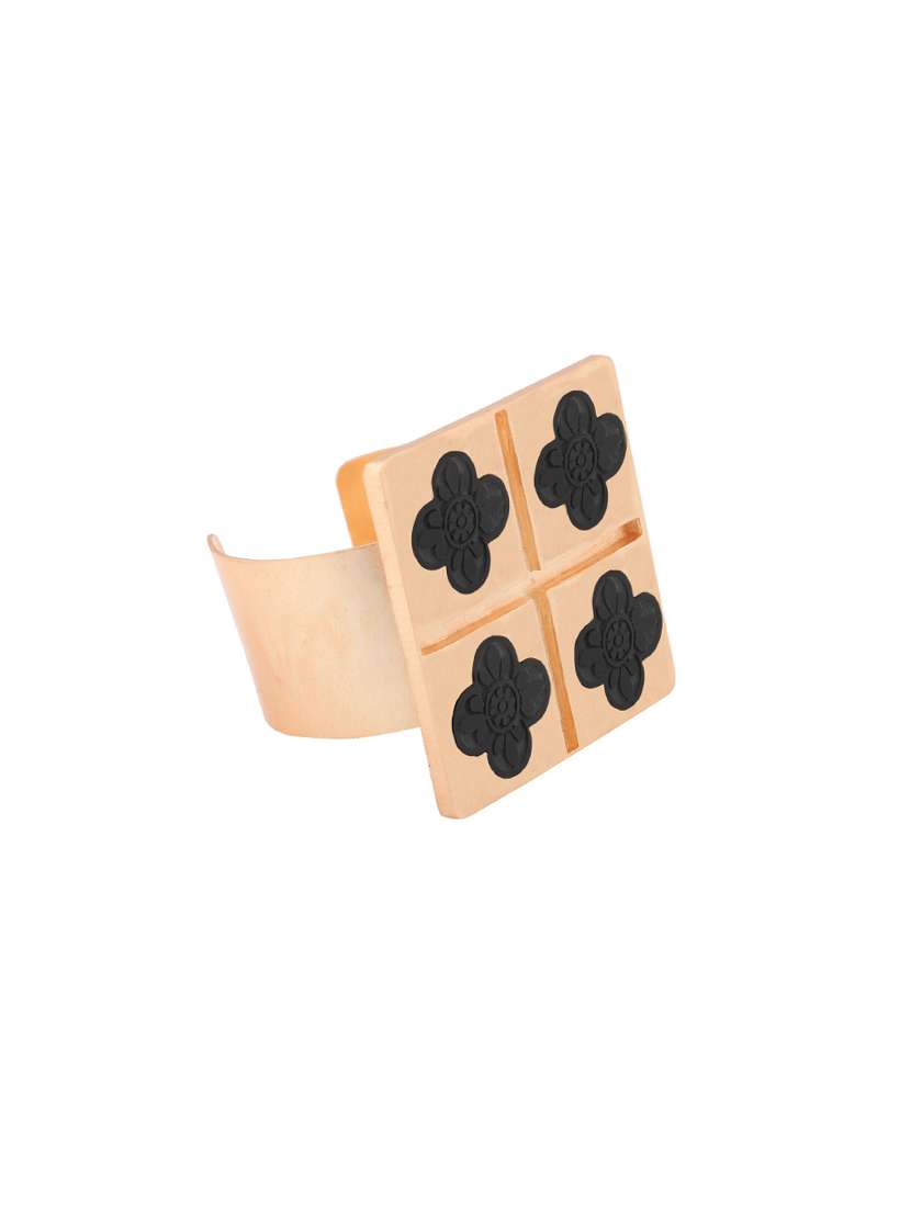 black gold  cuffs bracelet