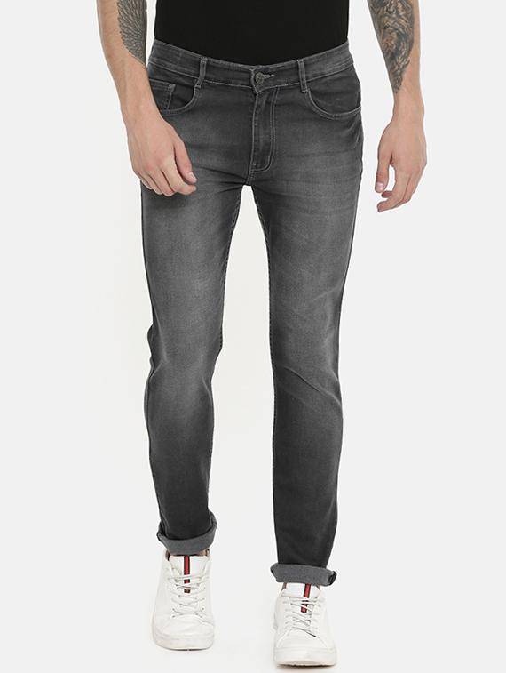 grey light washed denim jeans - 16920495 -  Zoom Image - 0