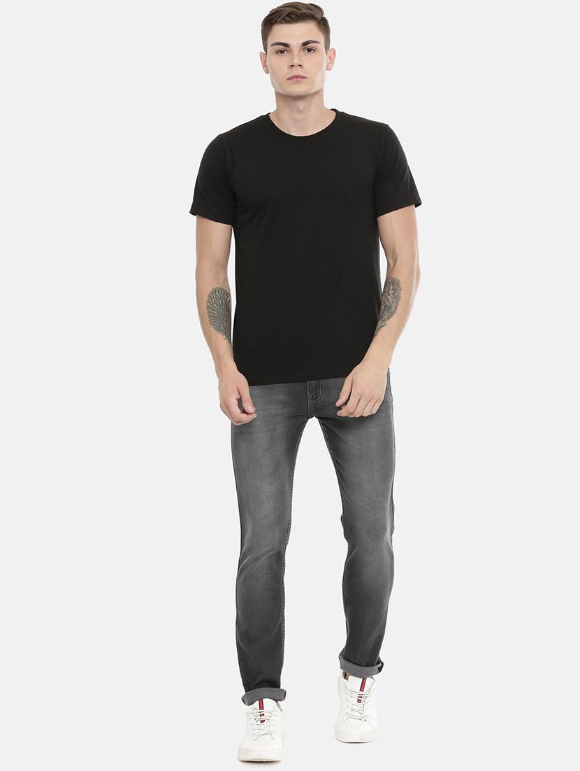 grey light washed denim jeans - 16920495 - Standard Image - 3