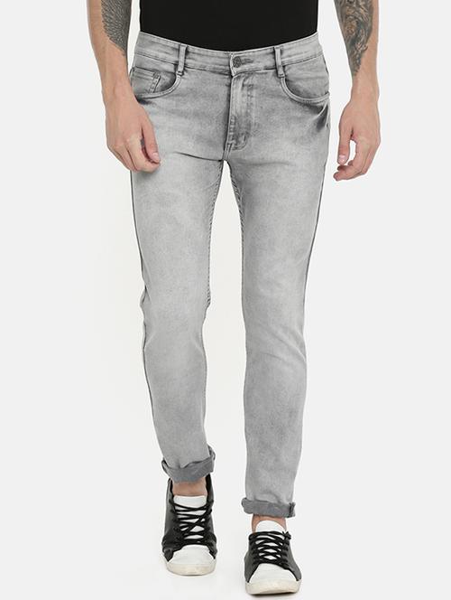 grey heavy washed denim jeans - 16920497 -  Standard Image - 0
