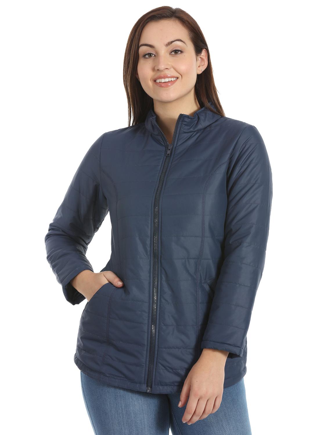 mandarin neck quilted jacket - 16920855 - Zoom Image - 0