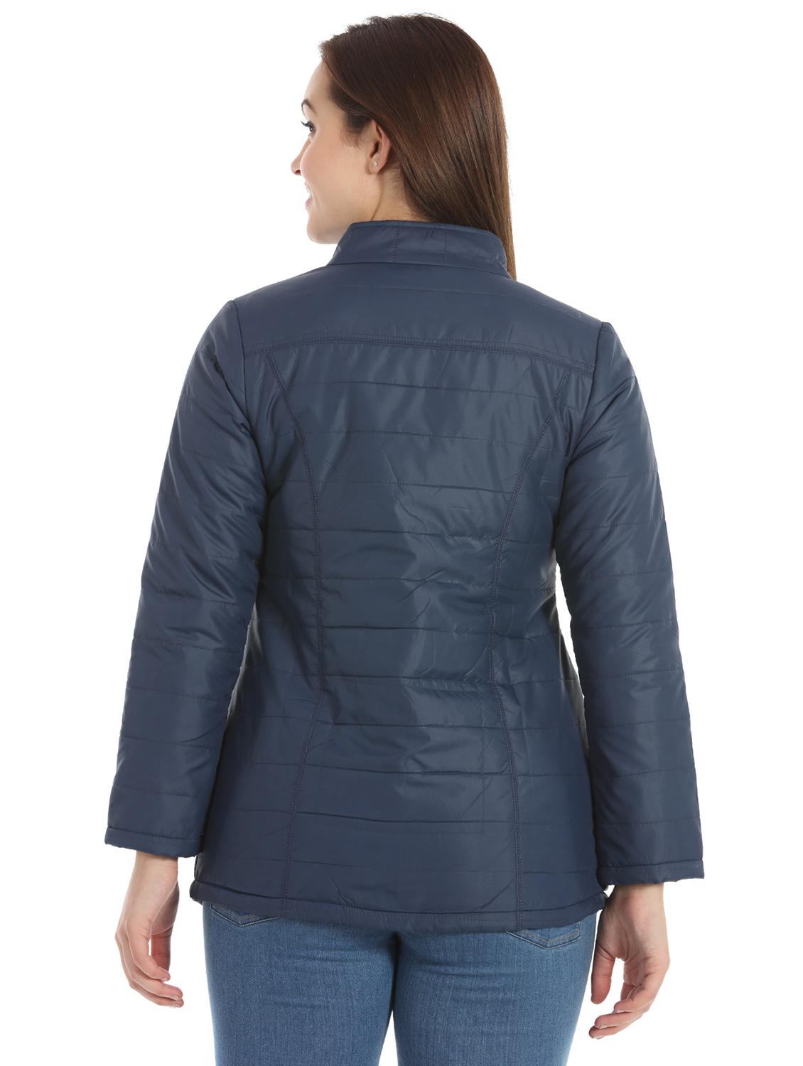 mandarin neck quilted jacket - 16920855 - Standard Image - 3