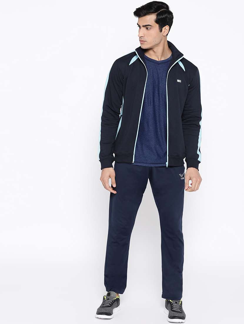 navy blue taped causal jacket - 16921086 -  Standard Image - 3