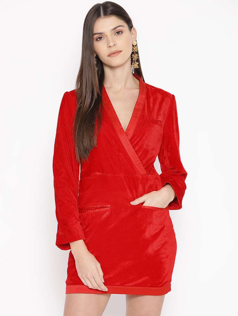 women's sheath solid dress