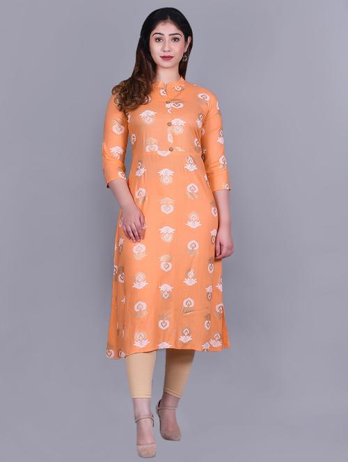 floral a-line kurta - 16925698 -  Standard Image - 0