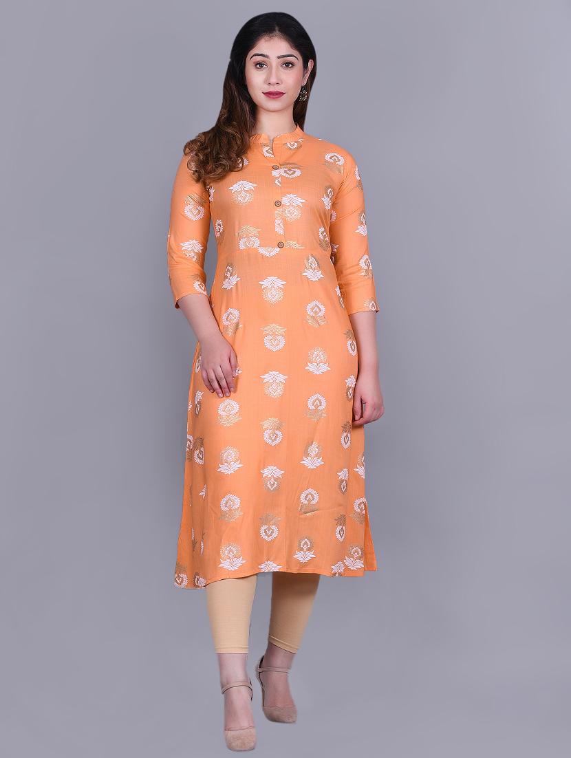 floral a-line kurta - 16925698 -  Zoom Image - 0