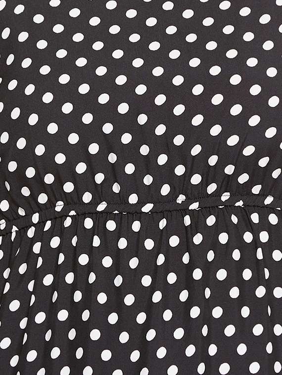 cami neck polka dot ruffled dress  - 16925701 -  Standard Image - 3