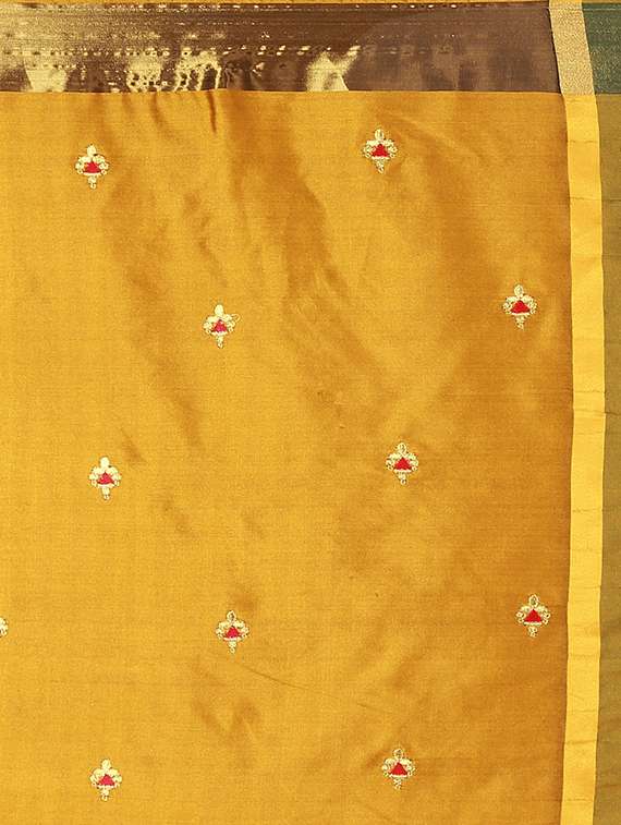 self design embroidered saree with blouse - 16926907 - Standard Image - 3