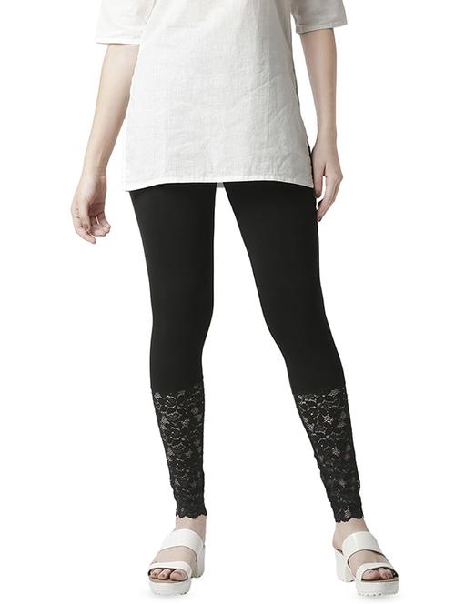 black viscose leggings - 16928908 - Standard Image - 0