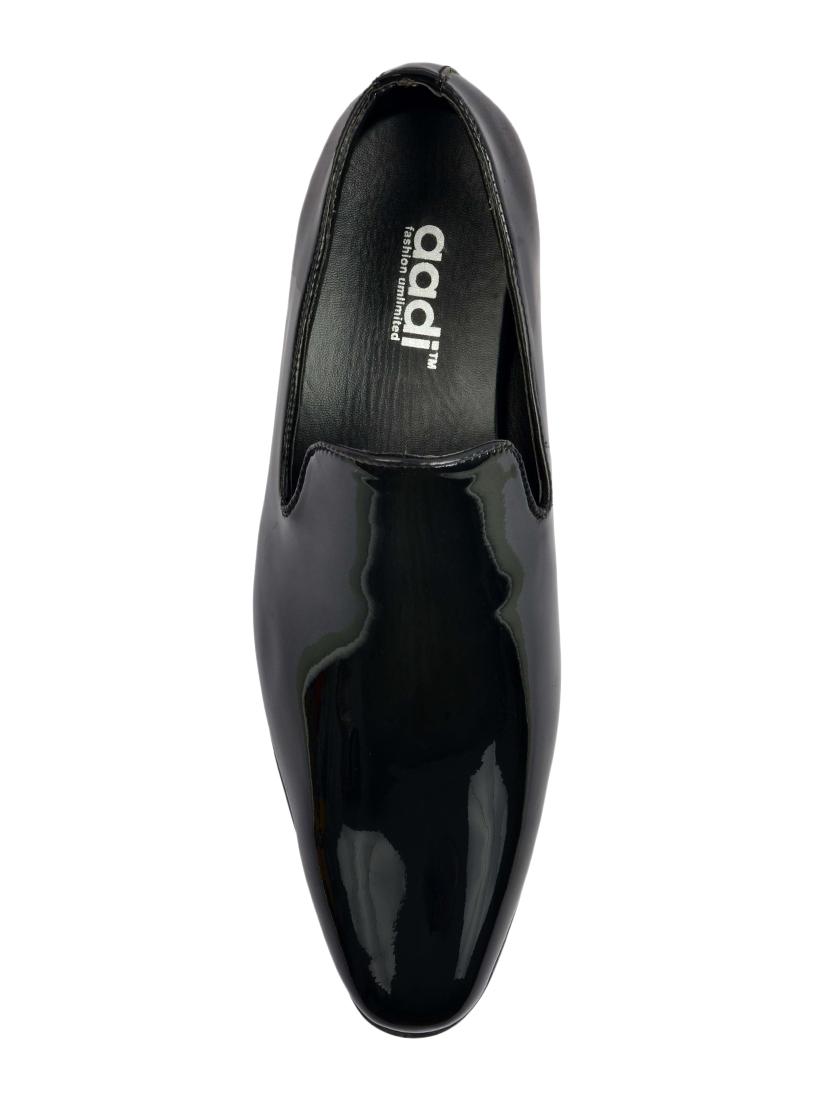 black slip on formal shoes - 16929446 - Standard Image - 3