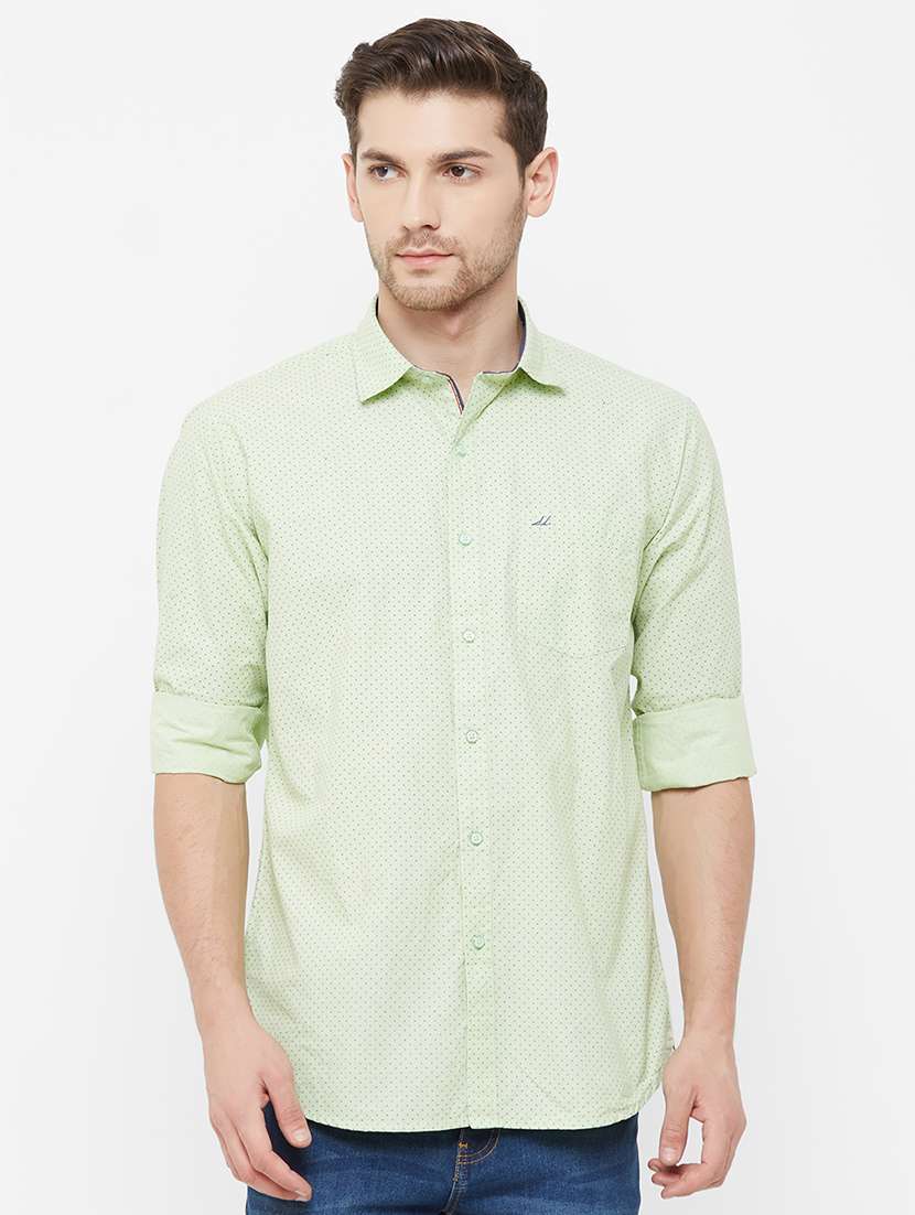 Buy online Green Polka Dot Print Casual Shirt from shirts for Men by Summer Line for 1199 at 14% off | 2026 Limeroad.com Buy online Green Polka Dot Print Casual Shirt from shirts for Men by Summer Line for 1199 at 14% off | 2026 Limeroad.com