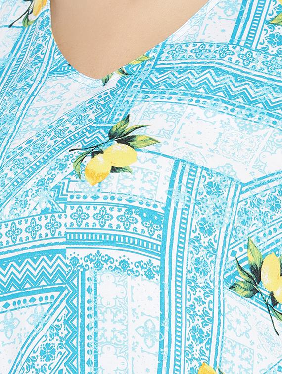 floral a-line kurta - 16929629 - Standard Image - 3