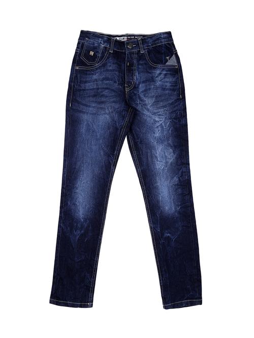 navy blue denim washed jean - 16932591 -  Standard Image - 0