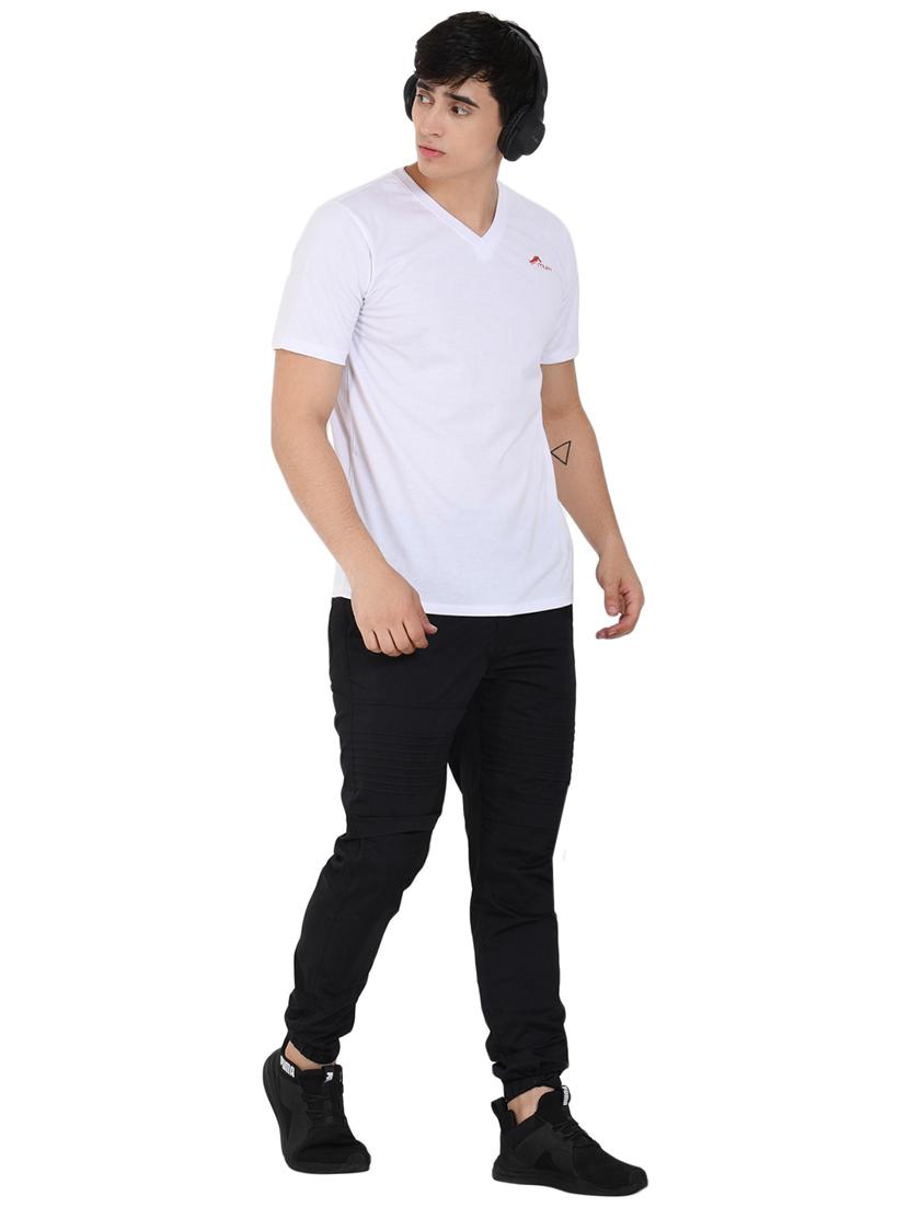 white solid t-shirt - 16933516 - Standard Image - 3