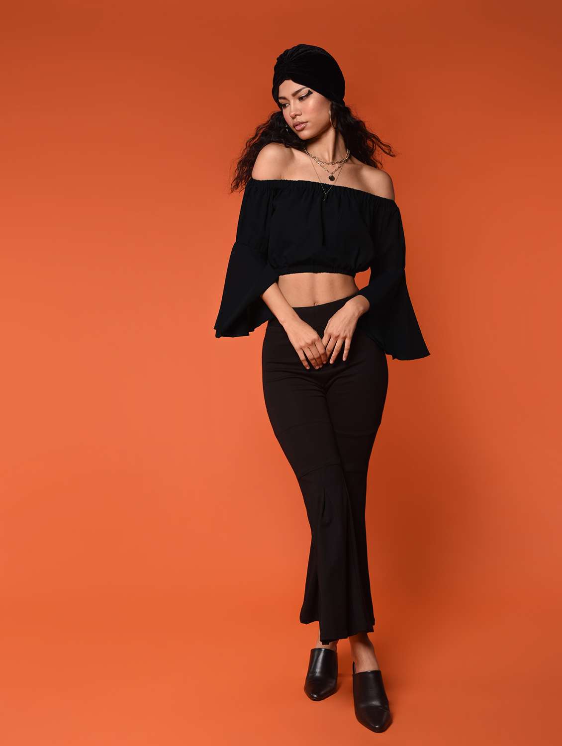 women's crop off shoulder top - 16936309 -  Standard Image - 3