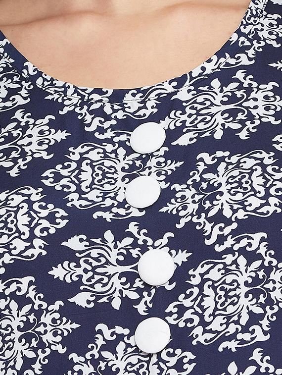 floral high slit kurta - 16937483 - Standard Image - 3