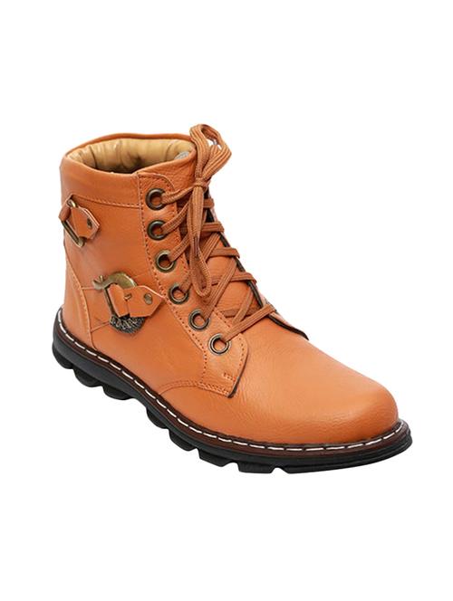 men tan lace up boots - 16937699 -  Standard Image - 0
