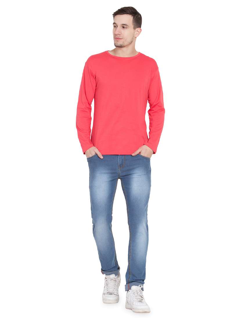 red solid t-shirt - 16938484 -  Standard Image - 3