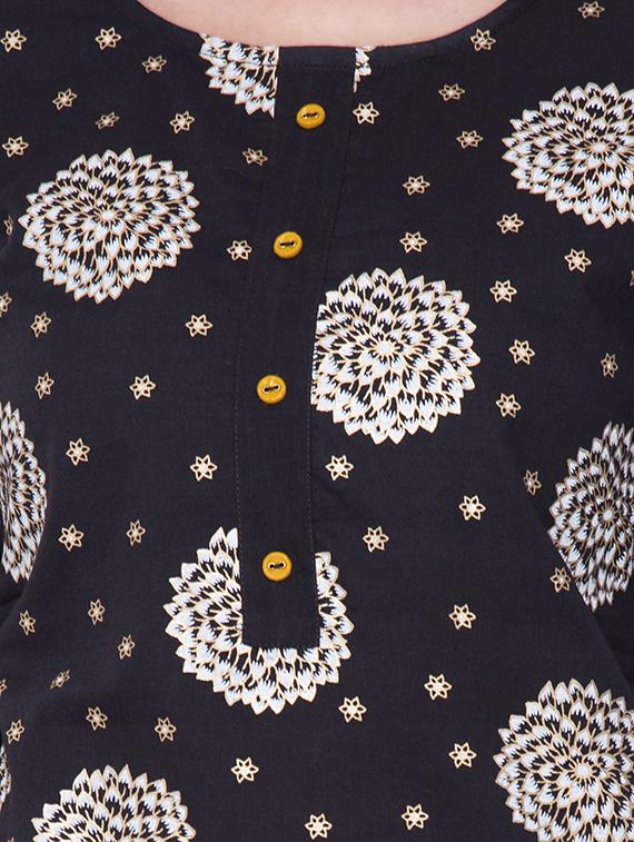 floral straight kurta - 16938651 - Standard Image - 3