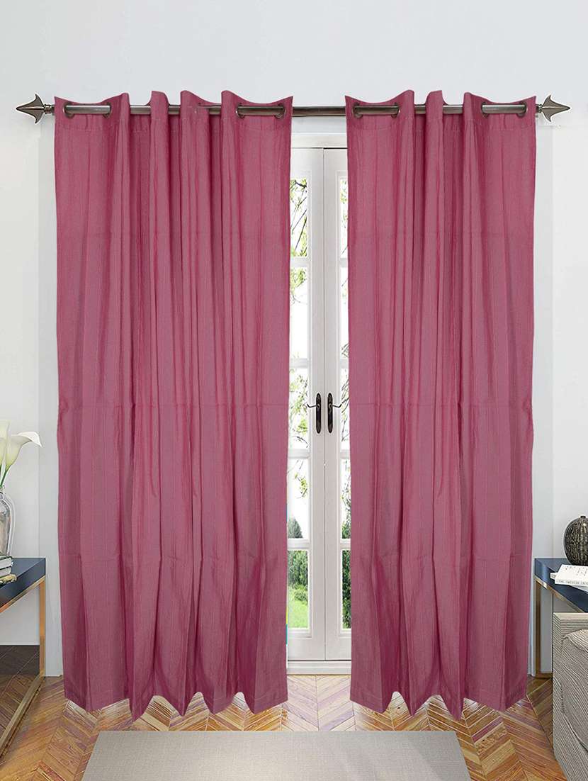   cotton yarn eyelet door curtains 
