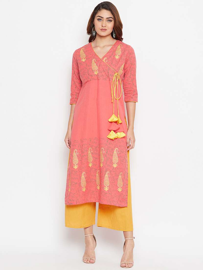 women's angrakha kurta