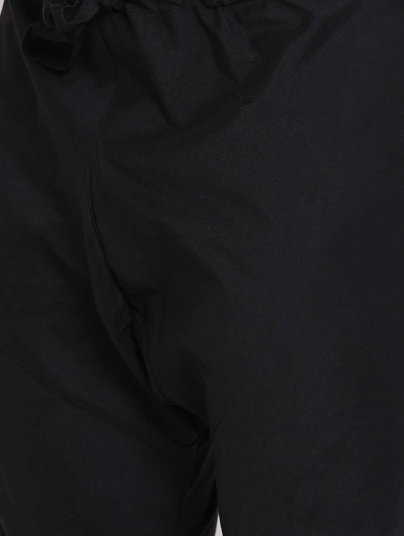 navy blue solid kurta churidar set - 16943231 -  Standard Image - 5