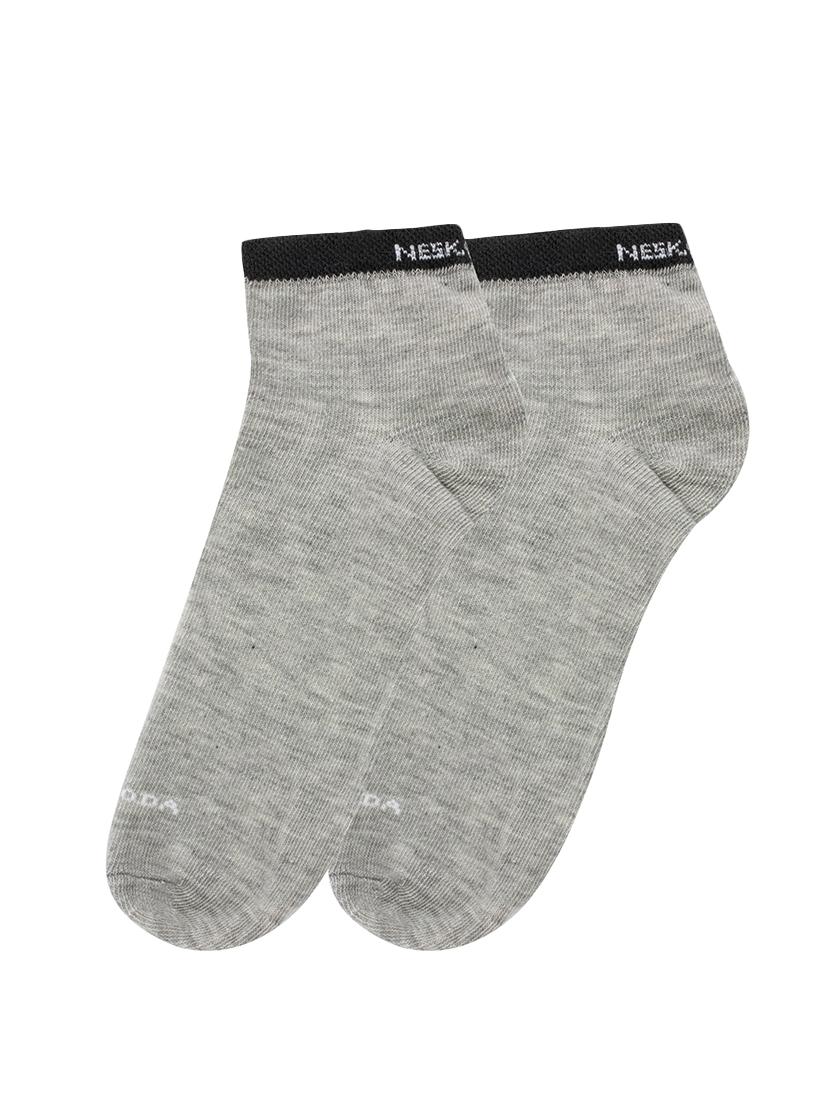 grey cotton ankle length sock - 16944319 - Zoom Image - 0