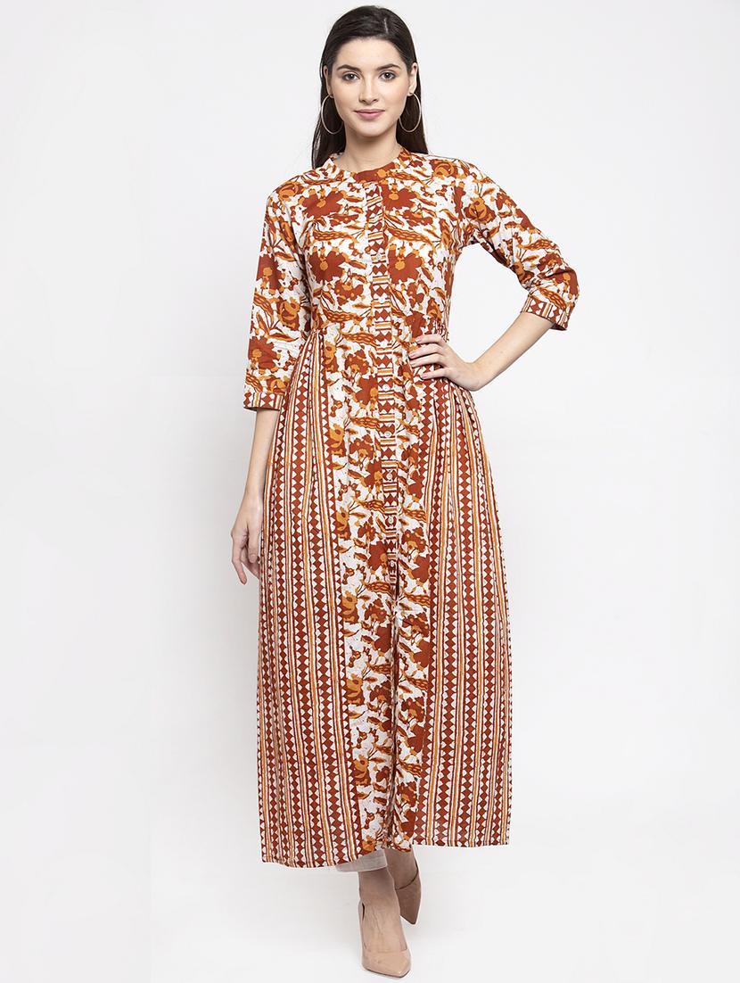 floral a-line kurta - 16945557 -  Zoom Image - 0