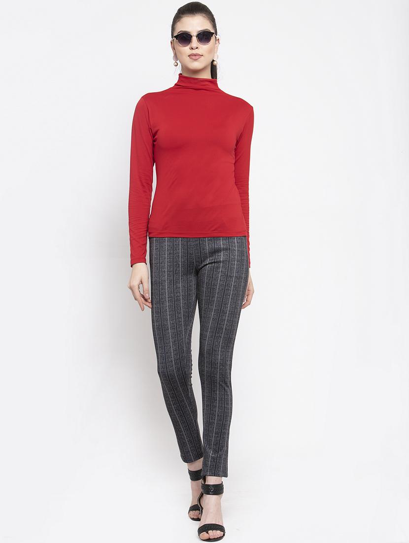 mid rise checkered jegging - 16945595 - Standard Image - 3