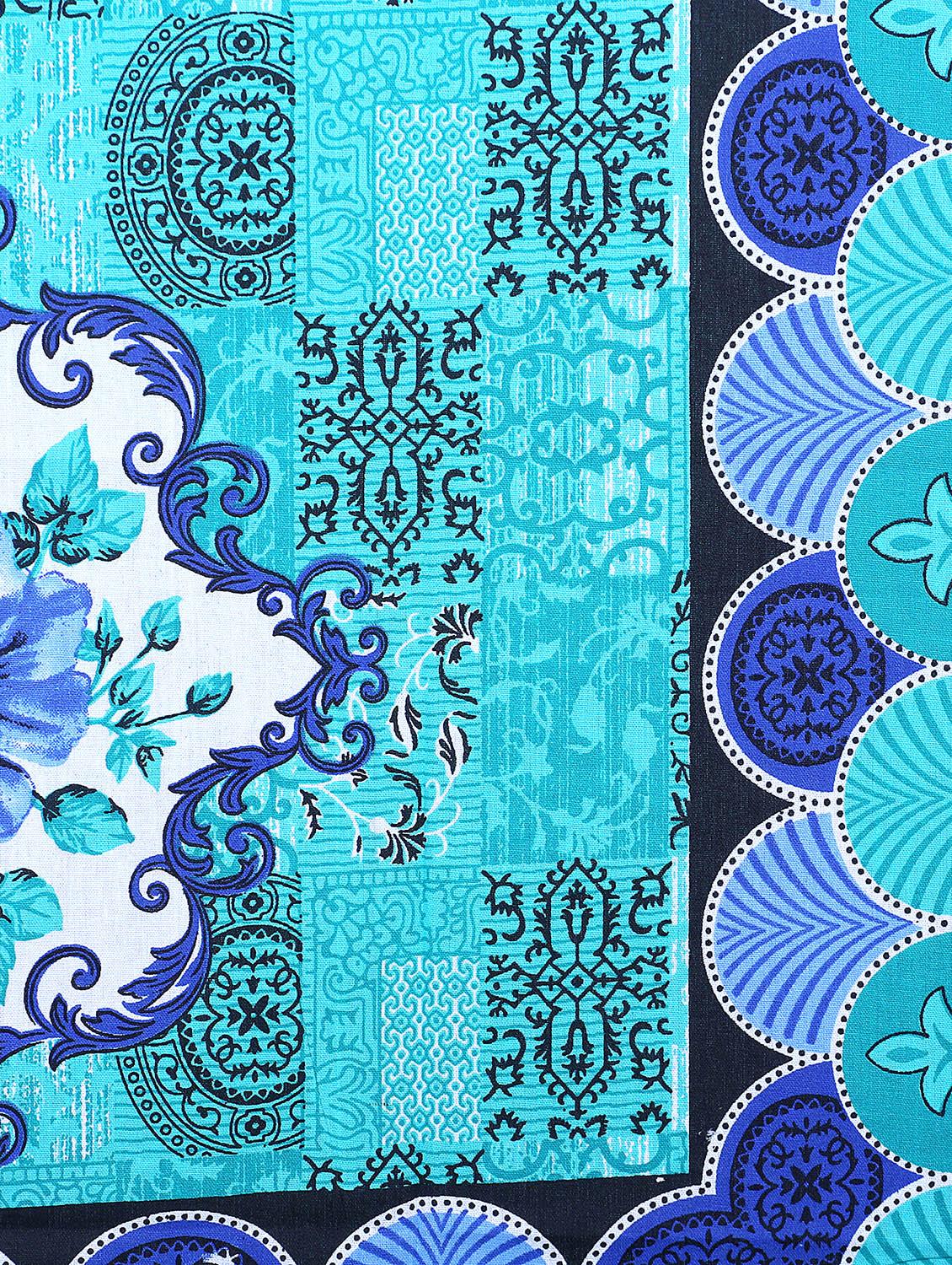 cotton jaipuri print 6 to 8 seater table cloth cover - 16947954 - Standard Image - 3