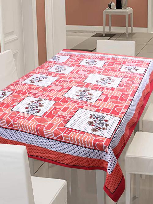 cotton jaipuri print 6 to 8 seater table cloth cover - 16947970 -  Standard Image - 0