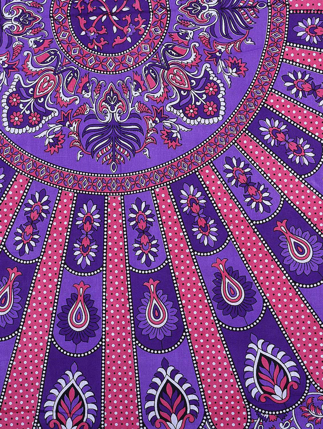  cotton jaipuri print 6 to 8 seater table cloth cover - 16947973 -  Standard Image - 3