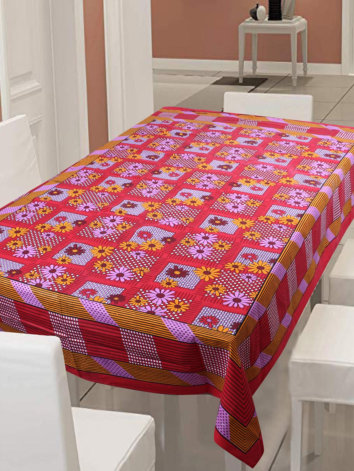 cotton jaipuri print 6 to 8 seater table cloth cover - 16947977 -  Zoom Image - 0