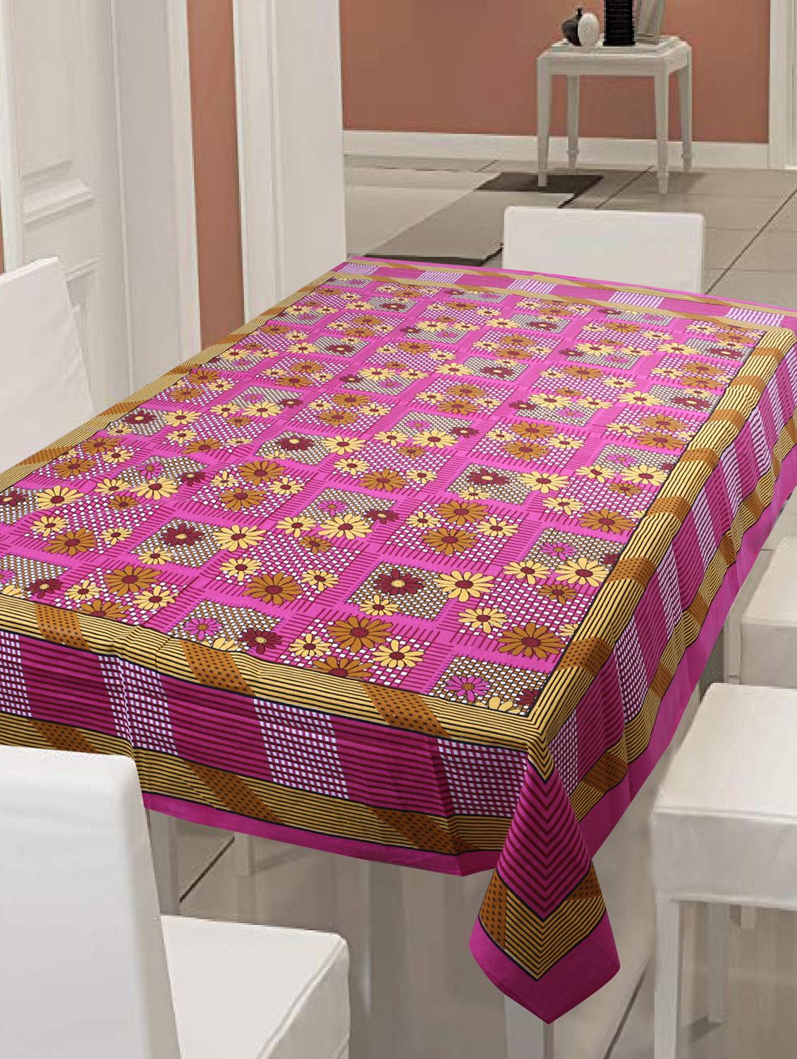 cotton jaipuri print 6 to 8 seater table cloth cover - 16947981 - Zoom Image - 0