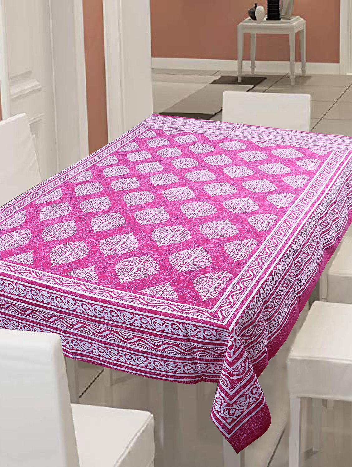 cotton jaipuri print 6 to 8 seater table cloth cover - 16947982 - Zoom Image - 0