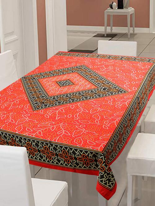 cotton jaipuri print 6 to 8 seater table cloth cover - 16948000 - Standard Image - 0