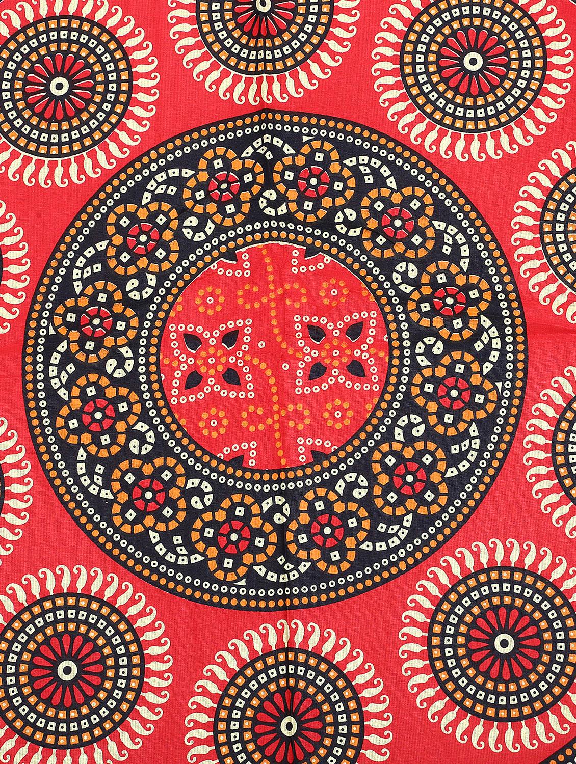 cotton jaipuri print 6 to 8 seater table cloth cover - 16948003 - Standard Image - 3