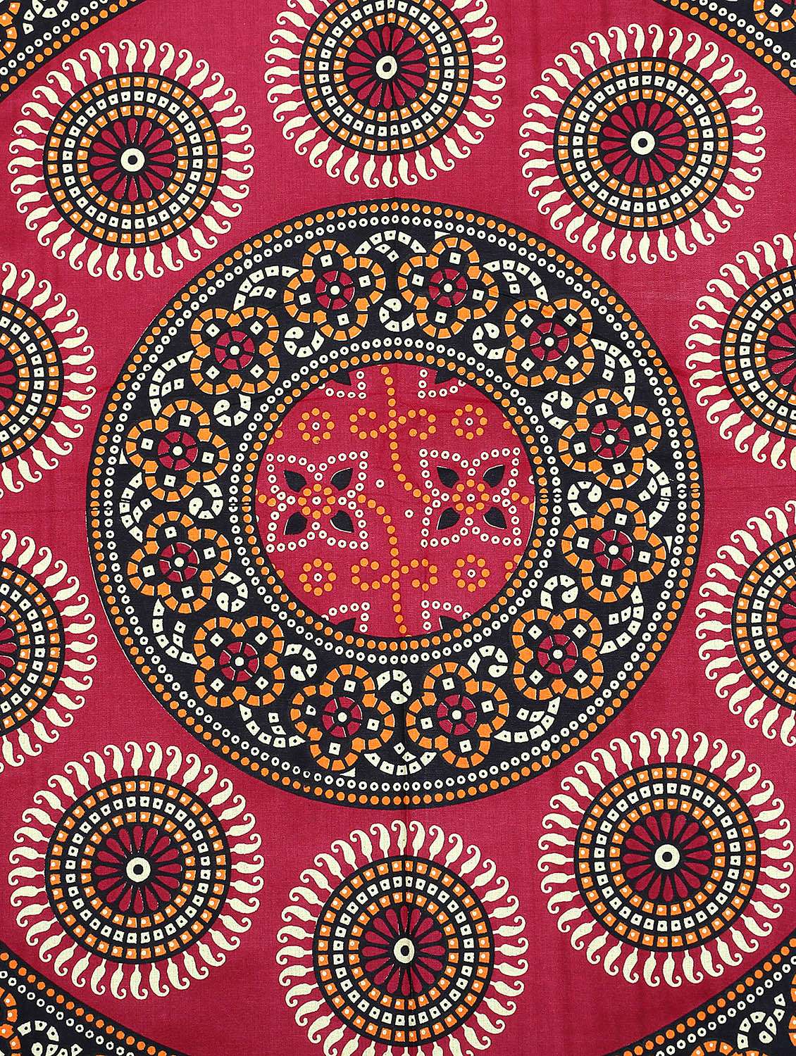 cotton jaipuri print 6 to 8 seater table cloth cover - 16948004 -  Standard Image - 3