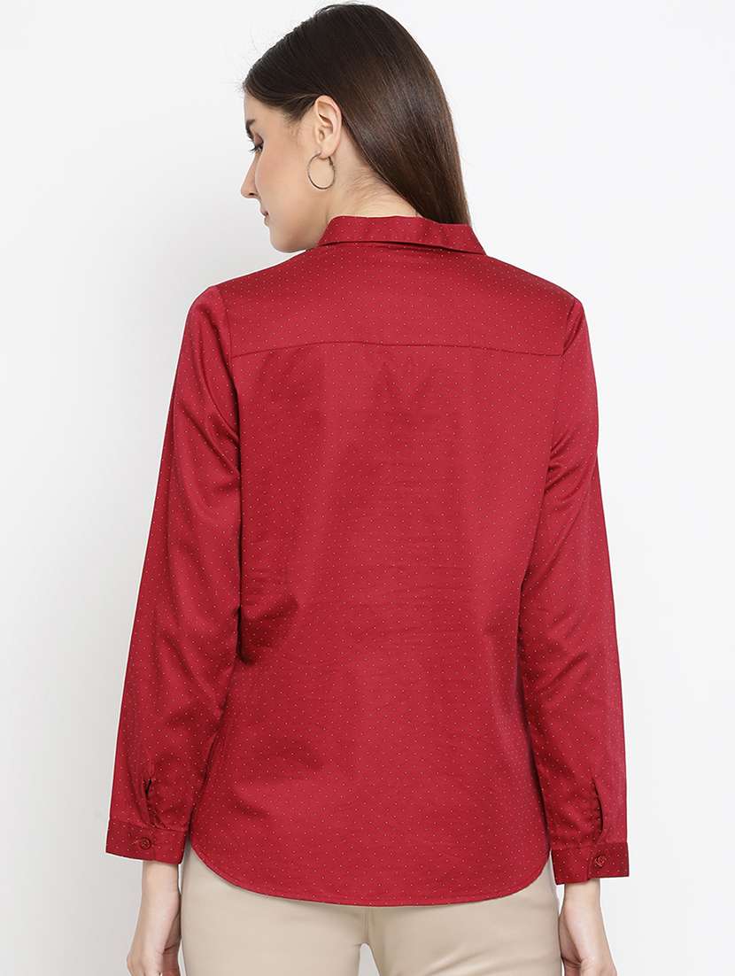 long sleeved polka dot shirt  - 16948604 -  Standard Image - 3