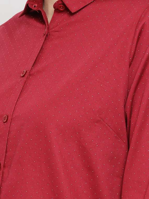 long sleeved polka dot shirt  - 16948604 -  Standard Image - 5