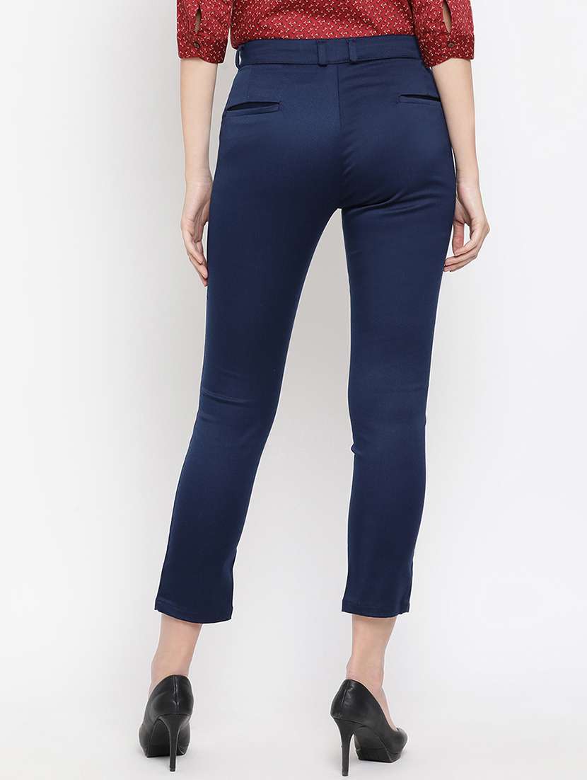 mid rise chinos trousers  - 16949543 -  Standard Image - 3