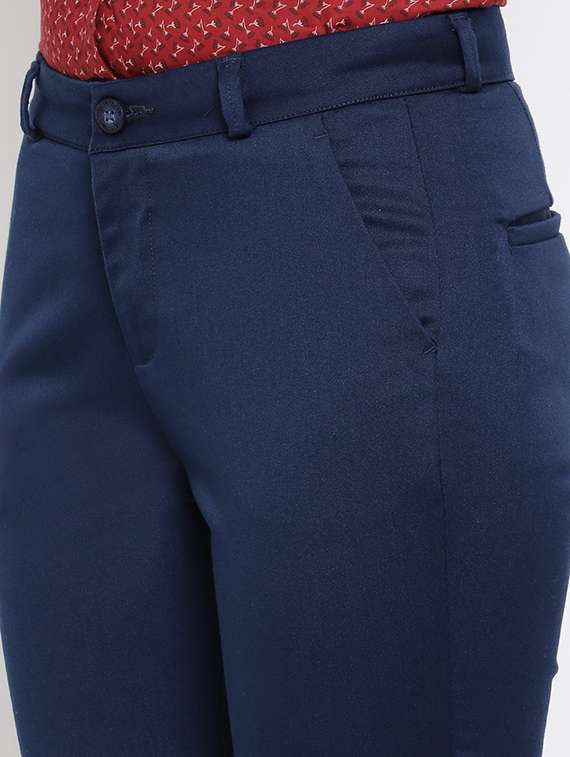 mid rise chinos trousers  - 16949543 -  Standard Image - 5