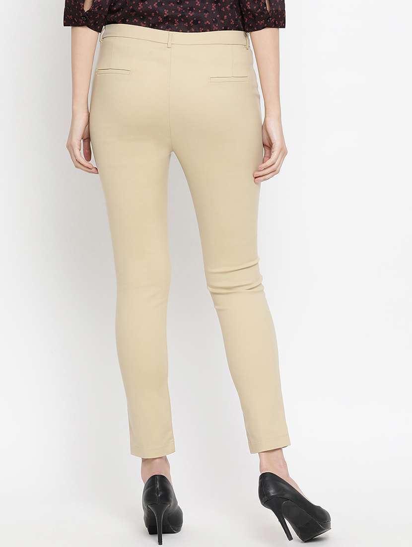 mid rise chinos trousers  - 16949544 -  Standard Image - 3