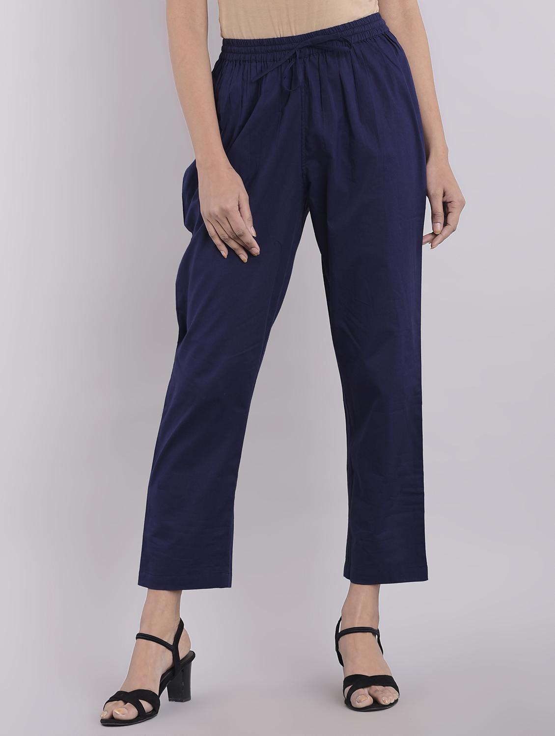 solid straight tapered pant - 16952068 - Zoom Image - 0