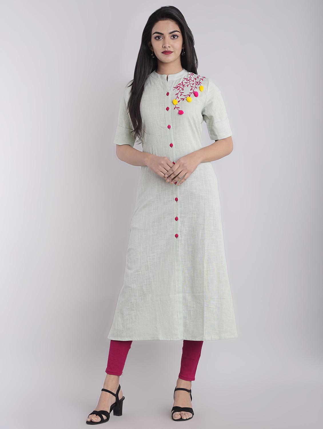 women's straight kurta - 16952151 - Zoom Image - 0