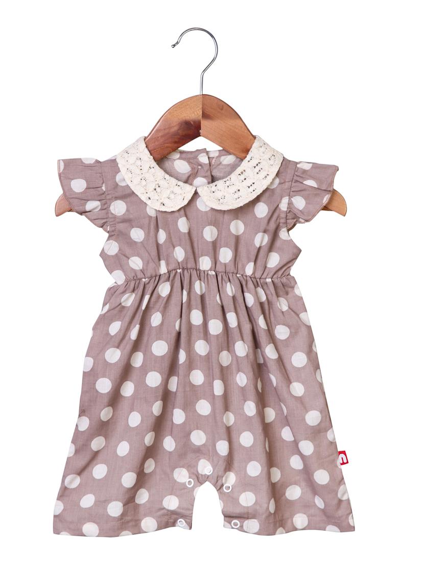grey cotton rompers onesies - 16953650 - Zoom Image - 0